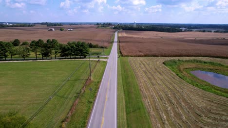 long road through kentucky farmland