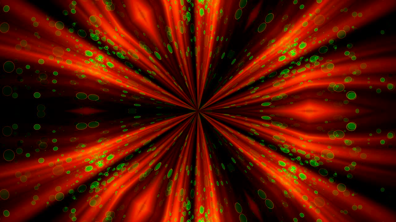 VJ Fractal glowing kaleidoscopic background. Background motion with fractal design