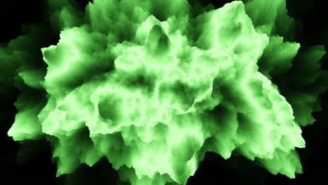 el cautivador diseño abstracto verde y negro plantea preguntas