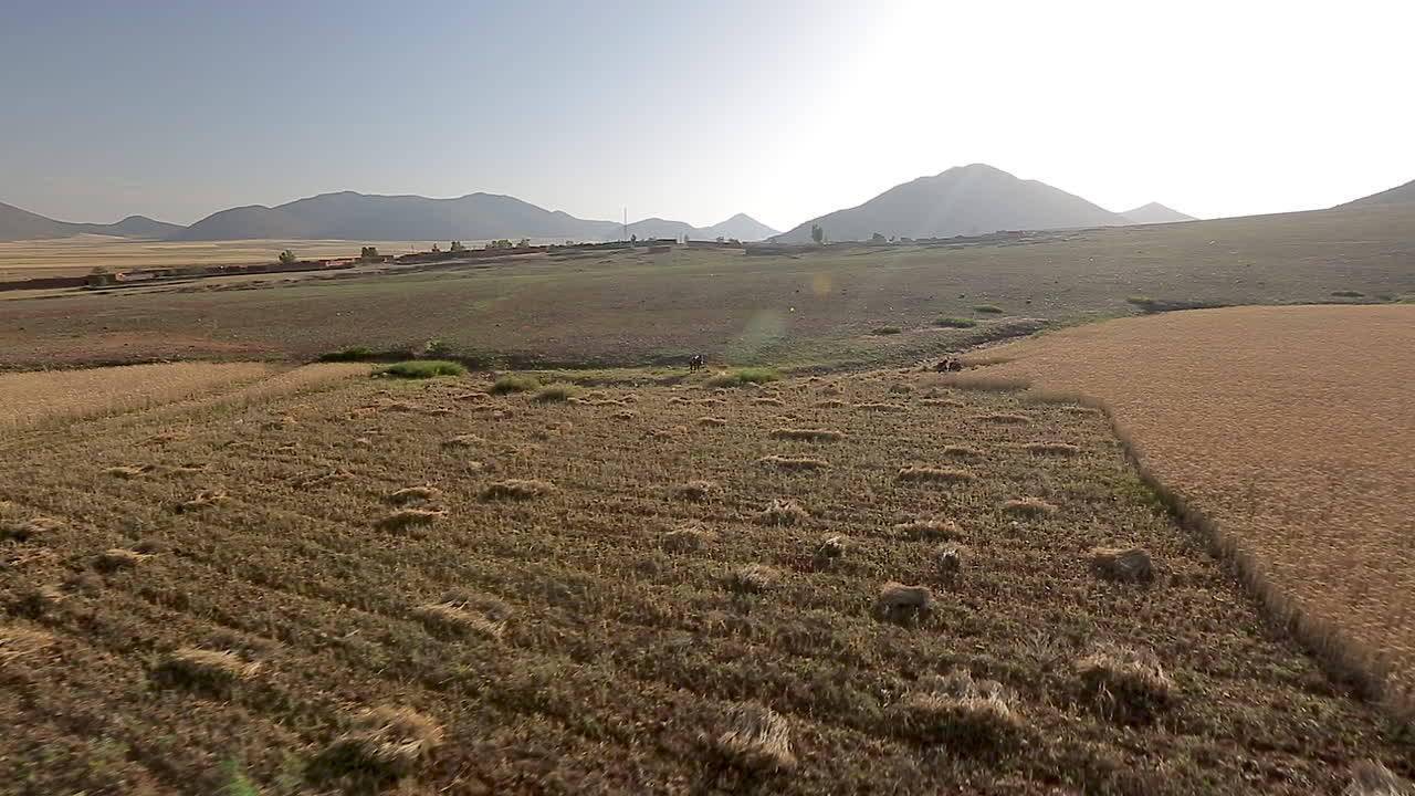 vista aérea de un paisaje agrícola en marruecos