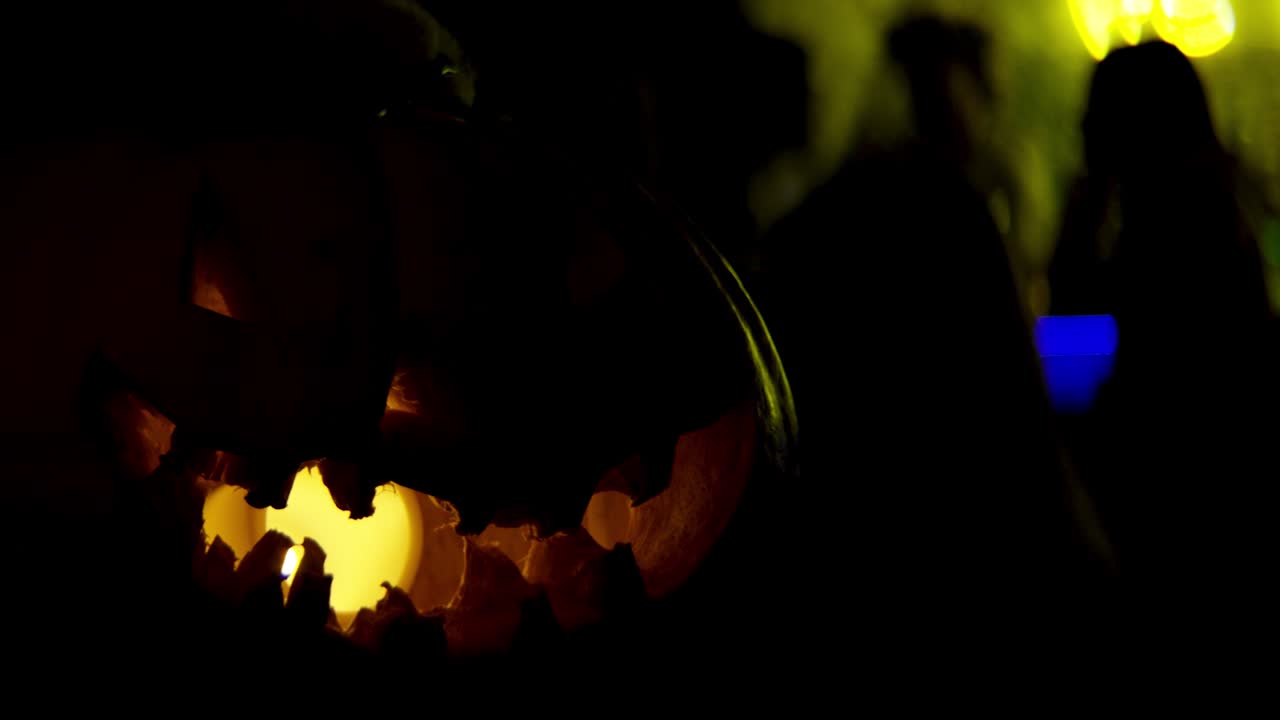 Zucca di Halloween a una Festa
