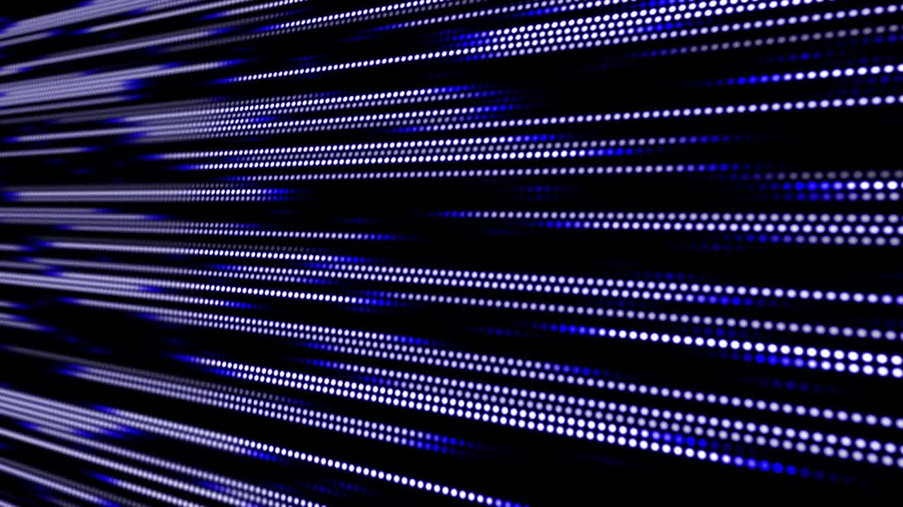 animación de puntos línea cibernética gráficos de movimiento