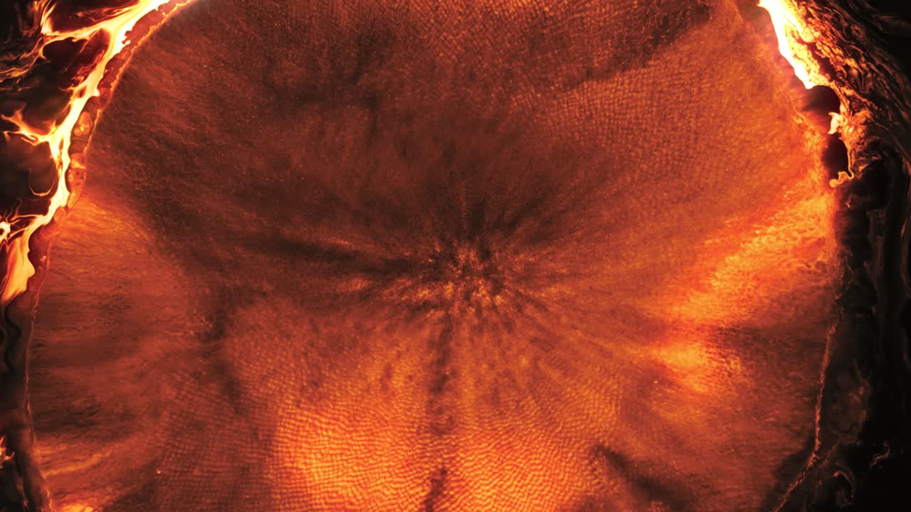 gotas de tinta que forman la nebulosa cósmica - macro