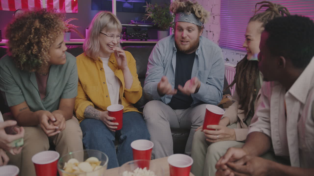 Friends Having a Party