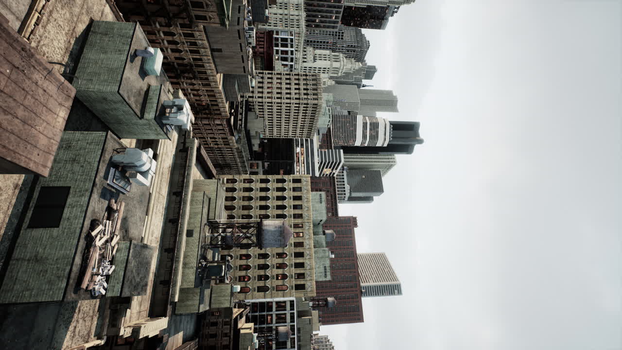 포스트 아포칼립스 도시 풍경