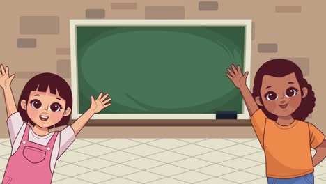 chicas bonitas personajes estudiantiles