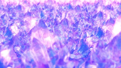 close up view of iceberg. abstract winter ice background. ice pieces. cold snow. blue and purple. 3d animation of crushed ice. loop animation.