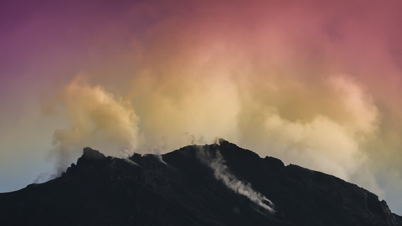 스트롬볼리 화산 4k 33