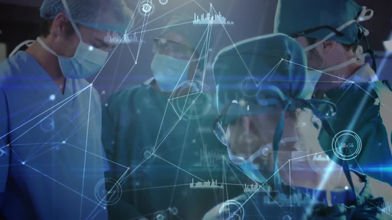 수술 중에 다양한 외과 의사와의 연결을 활성화합니다.