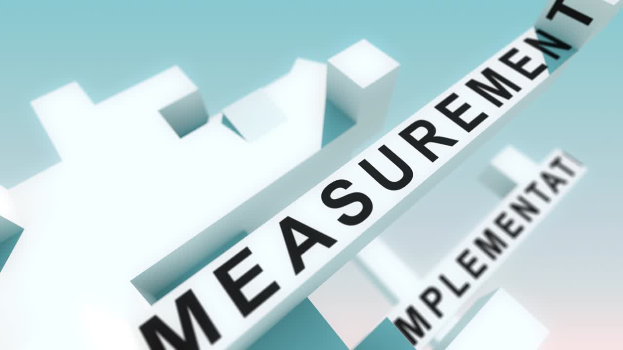 ключевые показатели эффективности, анимированные кубиками