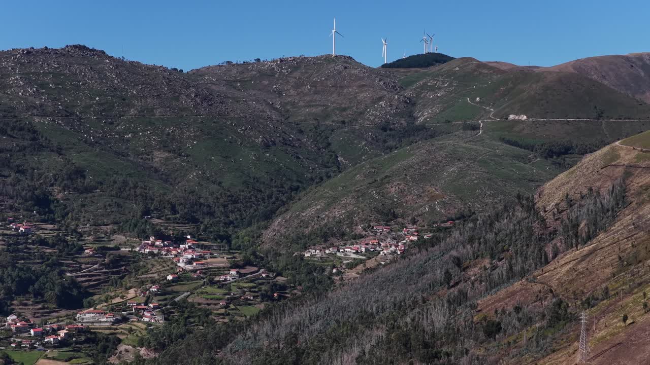 Portuguese village in the middle of the mountains