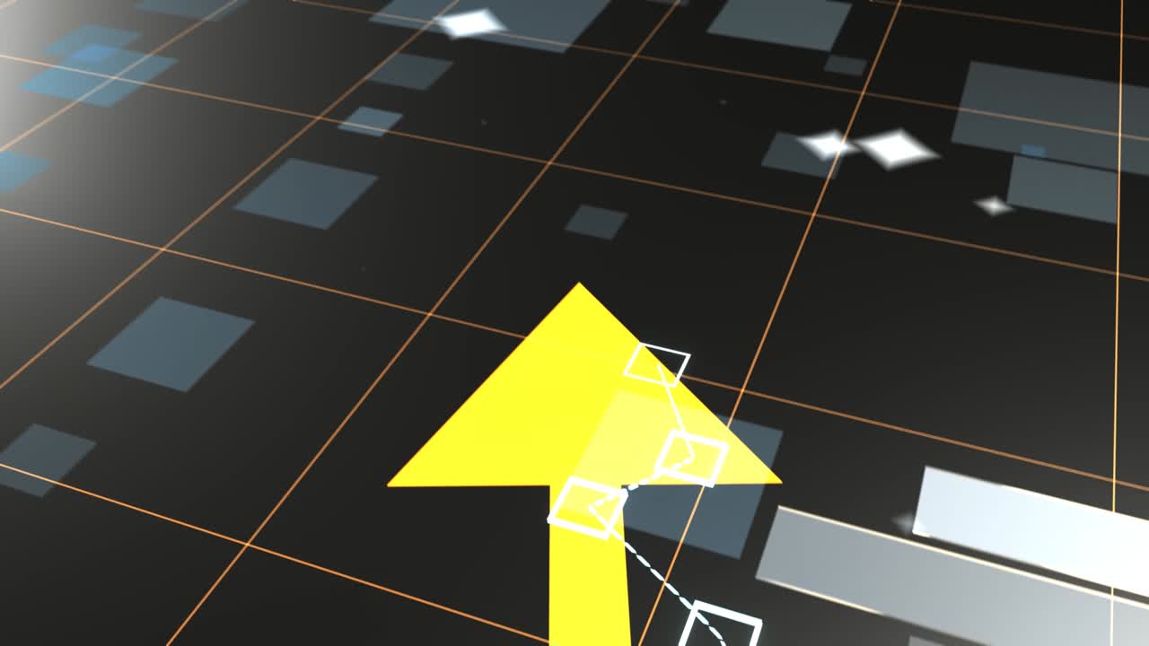 gráfico animado del mercado de valores. gráfico de precios de las acciones.