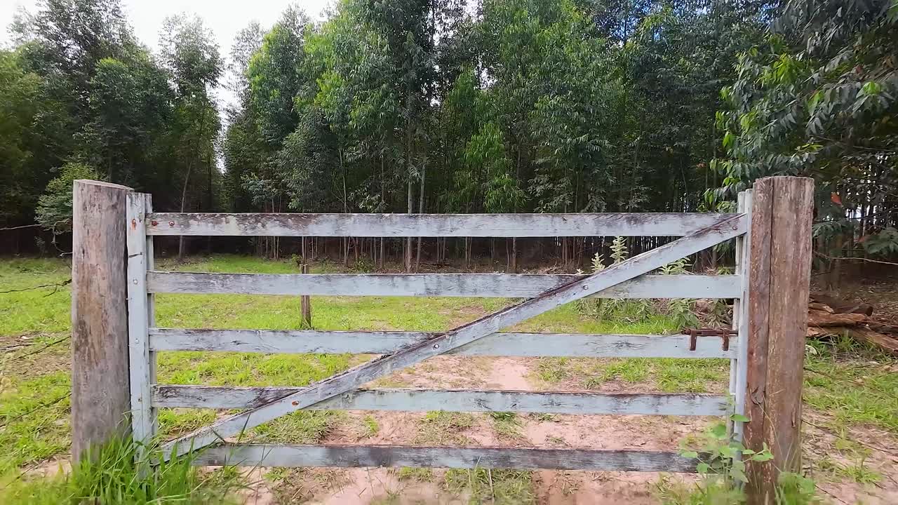 시골 풍경에 시골 풍경에 문을 통과