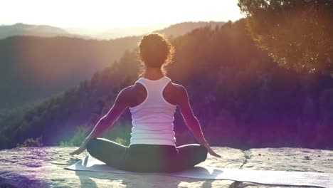 Woman Yoga Outside 29
