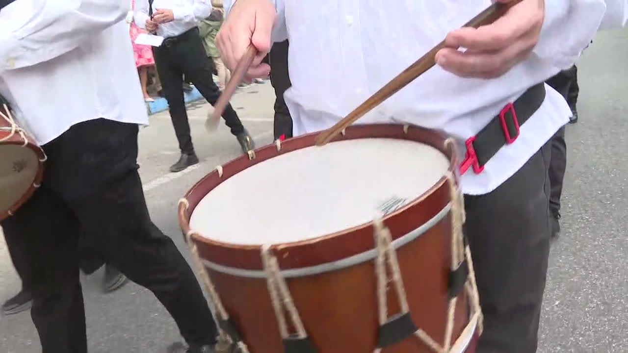 Drummers in a Parade