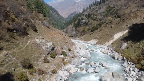 beautiful gletsjer water in himalaya