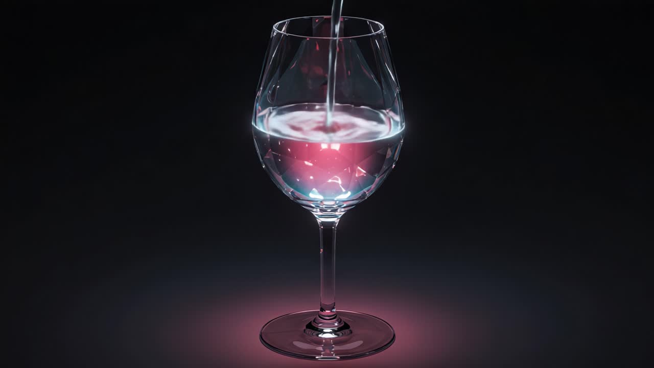 glass,water,light,color,reflection,drink,clear,wine,beverage,shine,form,dark,surface,shape,transparency,elegance,design,liquid,atmosphere,still,photo,art,modern,luxury,visual,sparkle,texture,beauty,contrast,object,decor,table,tranquil,scene,focus,aesthetic,look,vivid,capture,appearance,moment