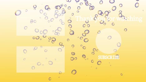 bubble fancy end card ending screen motion graphics