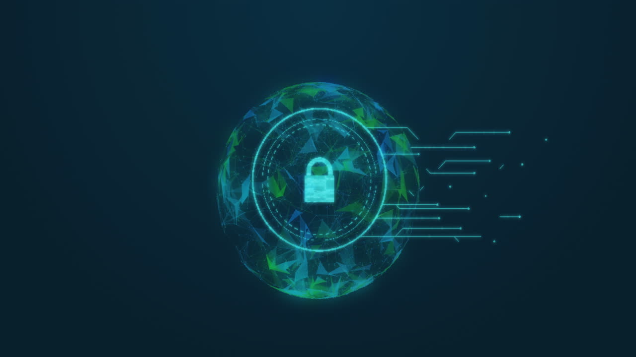 Animation of data processing over globe