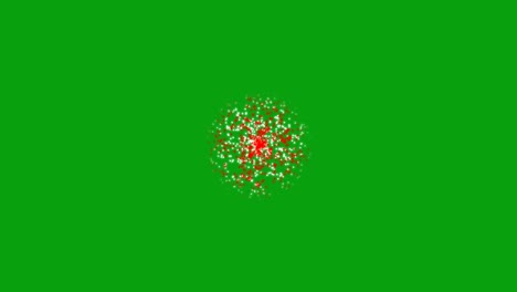 vórtice mágico rojo pantalla verde gráficos de movimiento