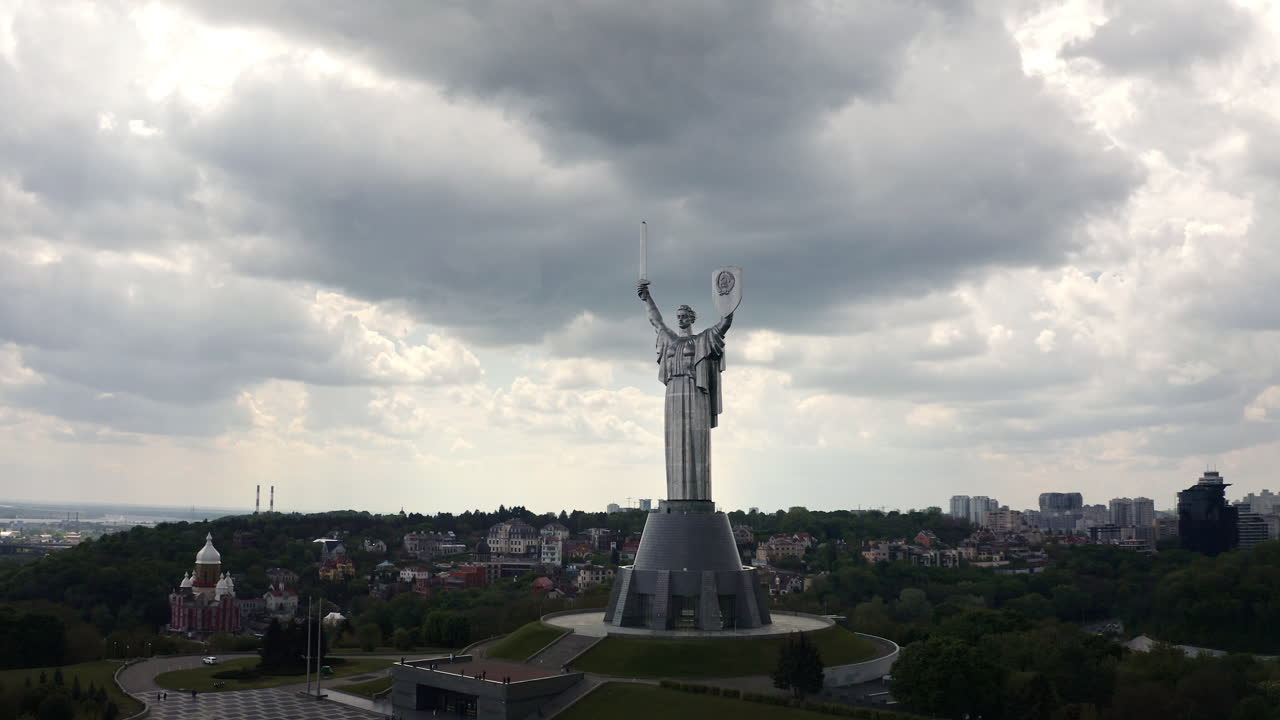 Motherland Monument in Kyiv, Ukraine