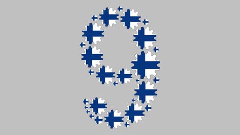 número nueve finlandés