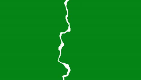 gráficos de movimiento de pantalla verde de onda de choque