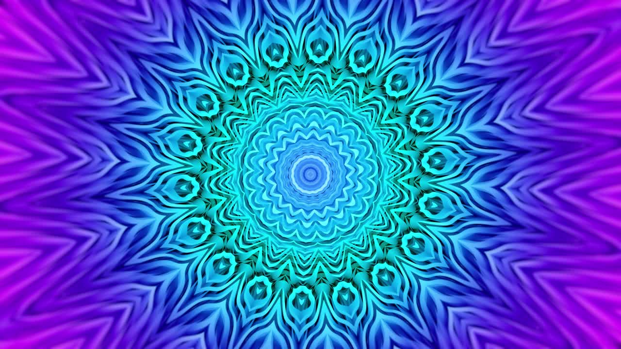 fondo abstracto de mandala púrpura azul