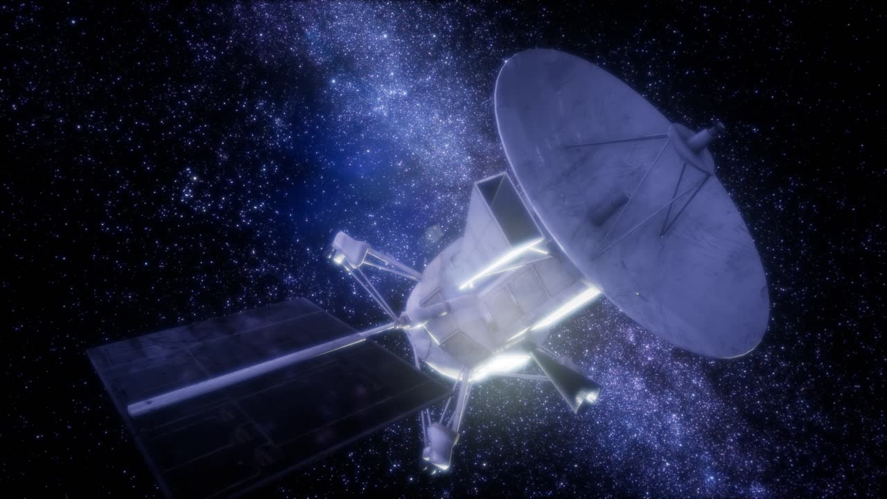 마젤란 우주선이 금성에 접근하고 있습니다.