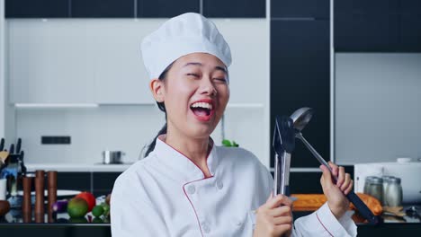 부에서 행복한 요리사