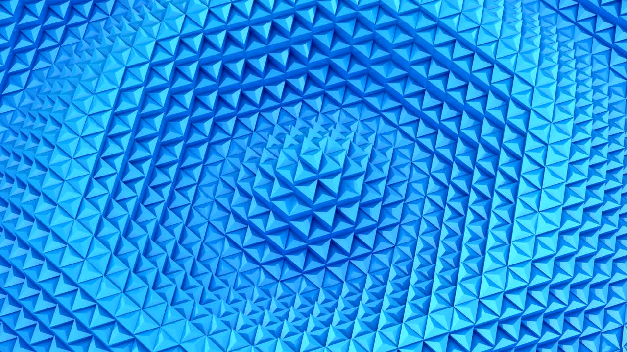 los triángulos formaron una onda