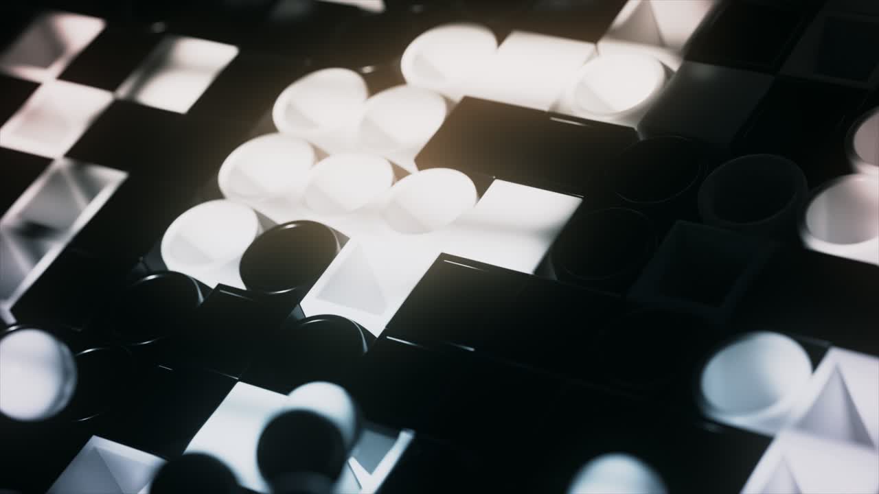 patrón de formas geométricas abstractas