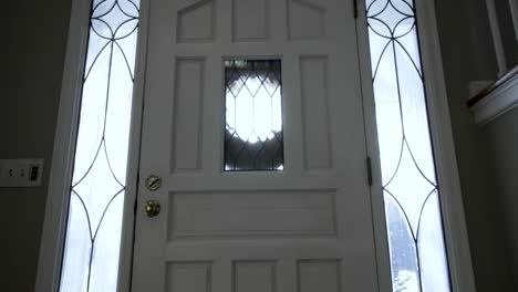 color corrected and color graded take of an elegant front door in minneapolis, minnesota