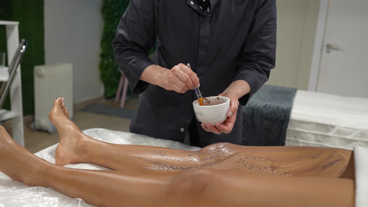 Trattamento corpo in una spa