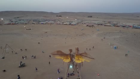 desert festival aerial view