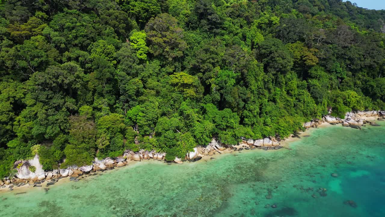 maravillosa vista aérea del vuelo
