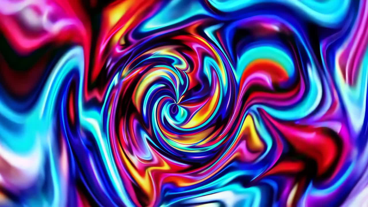 Arte astratta psichedelica vorticosa