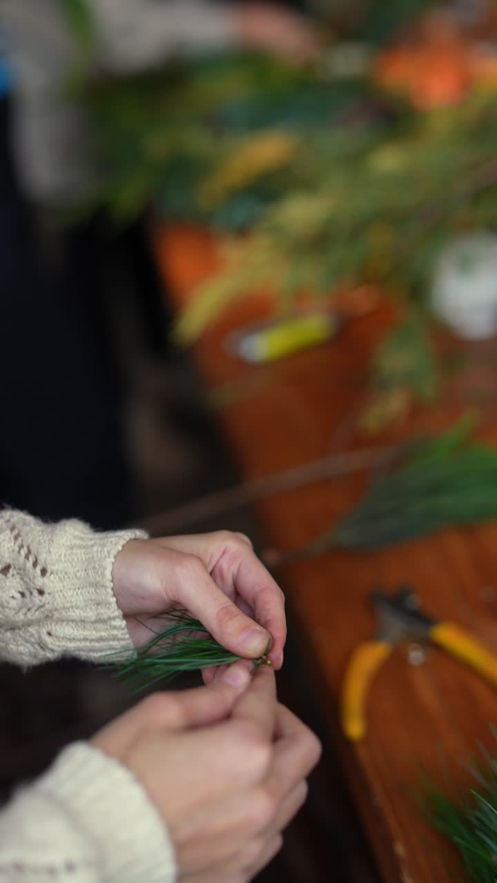 꽃받침 만드는 작업실