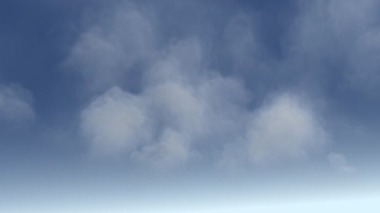 Tranquil summer sky blue cloud time lapse, endless looping background for twitch, music or presentation backdrops