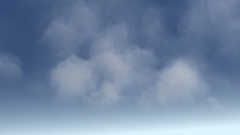 lapso de tiempo de nube azul cielo de verano tranquilo, fondo de bucle sin fin para telones de fondo de contracción, música o presentación