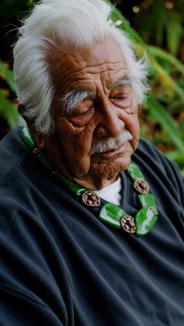 portrait of a hawaiian elder