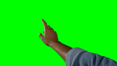 la mano de una persona tocando la pantalla digital 4k
