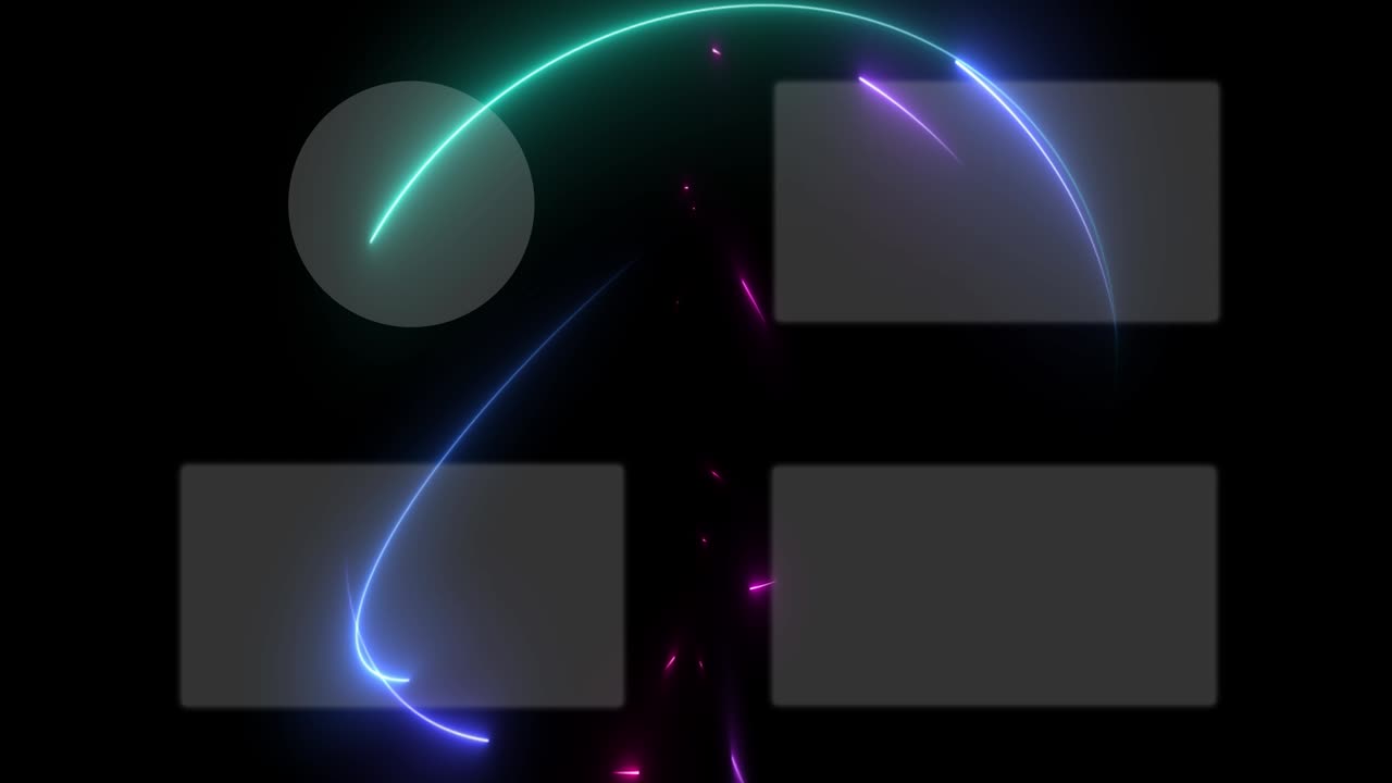 Cool stylish end card ending screen motion graphics