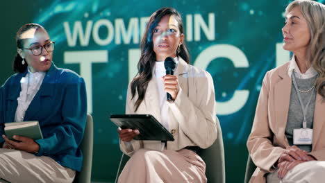 women in tech conference panel