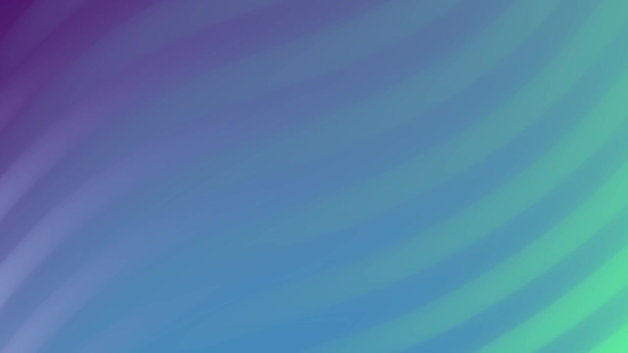 Abstract Gradient Background with Smooth Wavy Lines in Purple, Blue, and Green