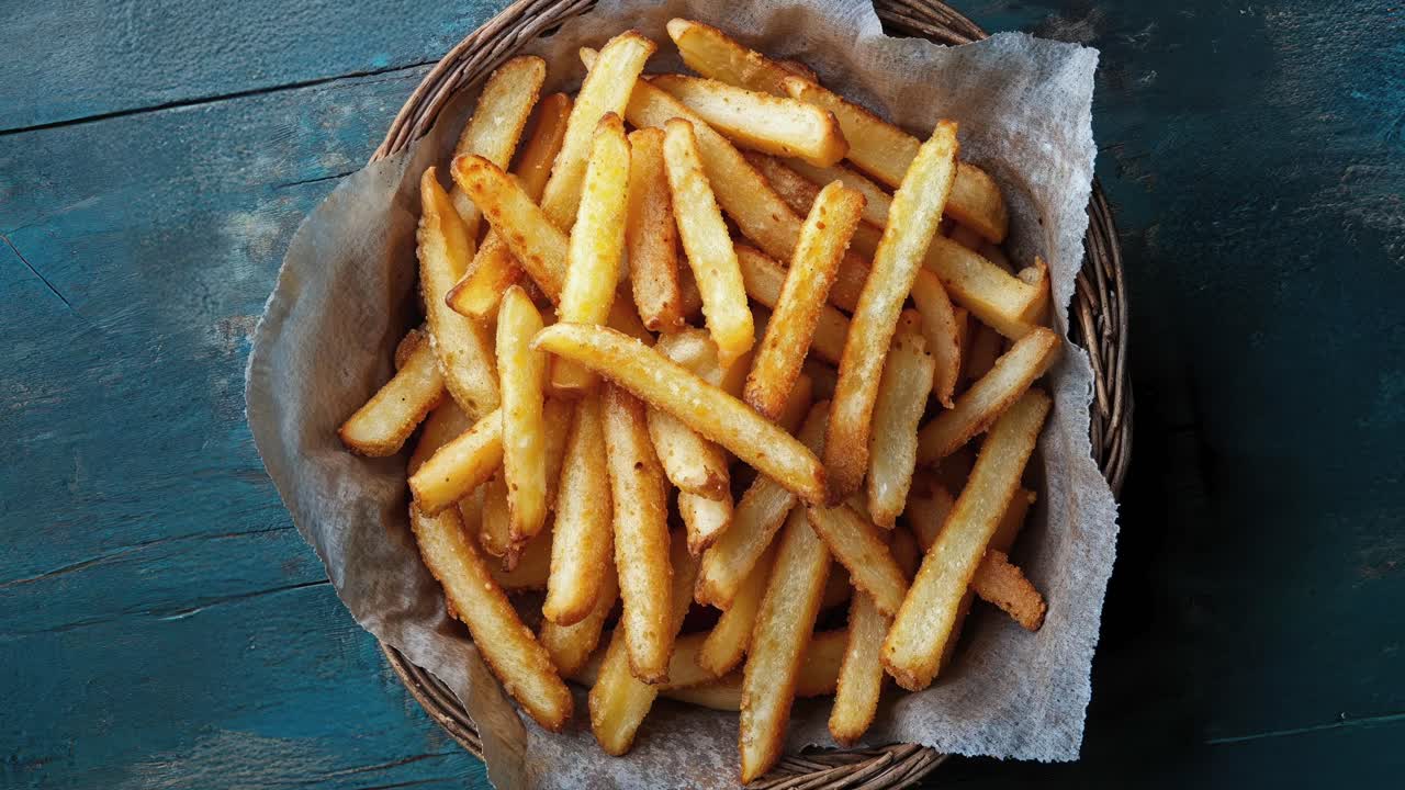 A Basket of Crispy French Fries
