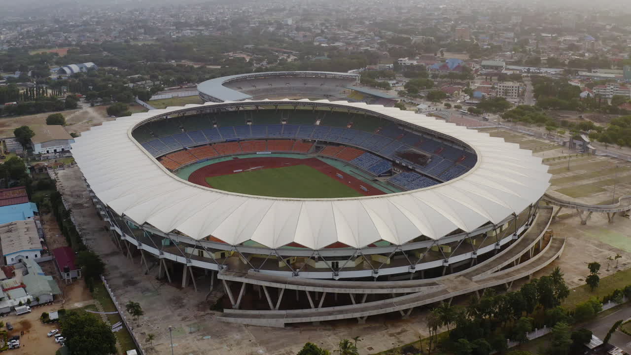 Tanzania National Main Stadium in Dar es Salaam city
