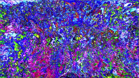 colores abstractos extendiendo pintura girando. increíble fondo orgánico para efectos visuales y gráficos en movimiento.