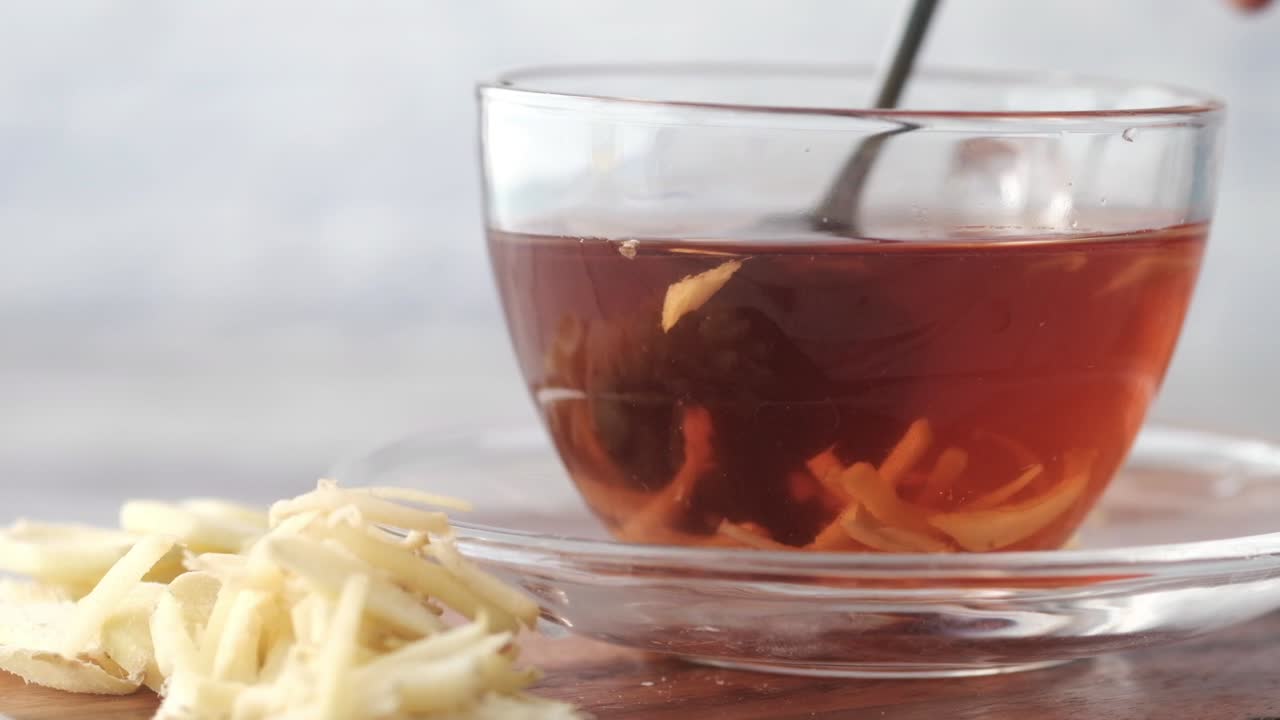 생강 차 조리품