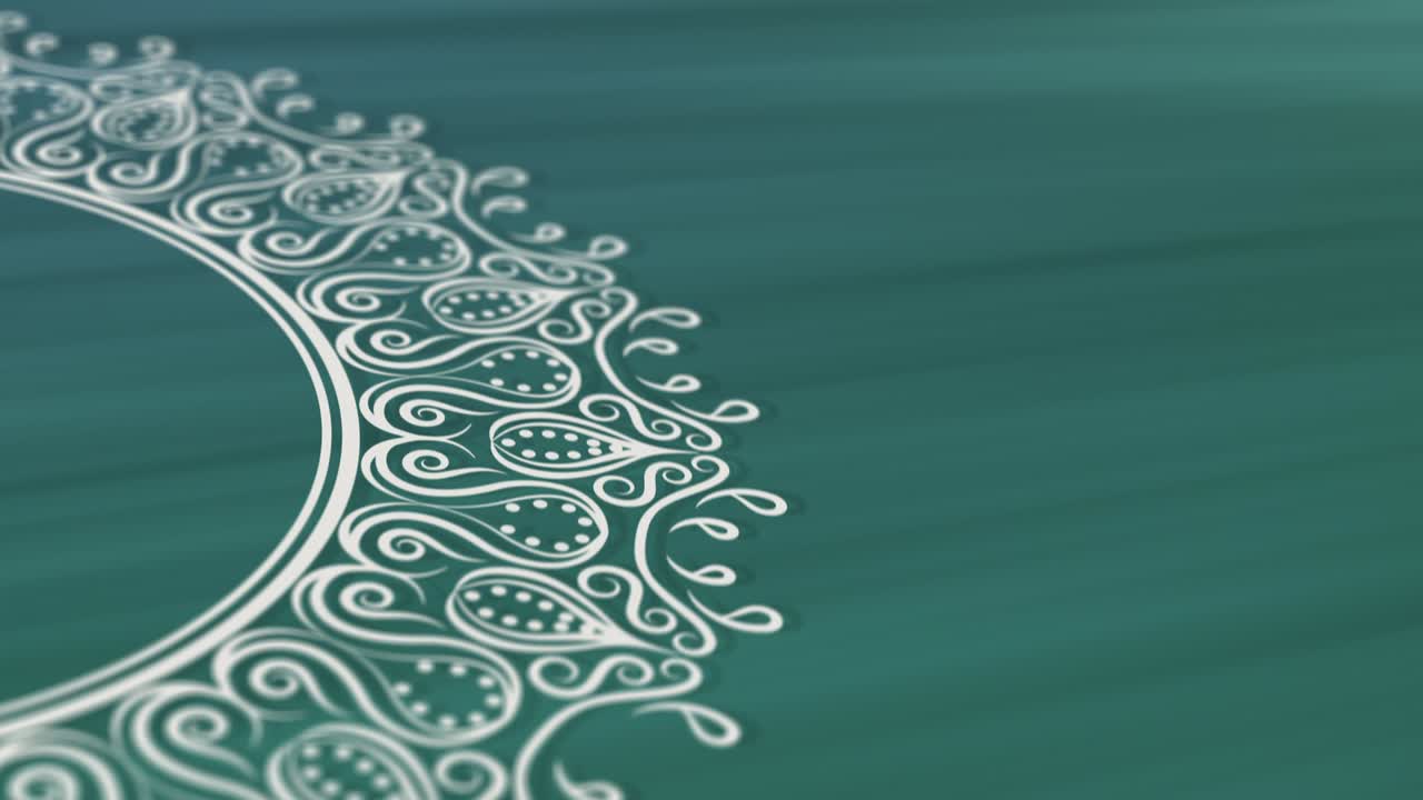 el trasfondo islámico del ramadán (loopable)